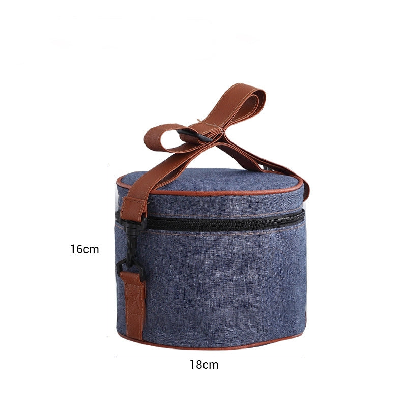 Portable Stainless Steel Thermal Compartment Lunch Box Container with Insulated Lunch Bags