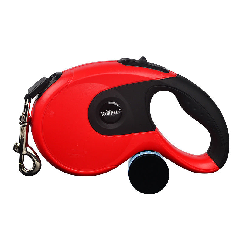 Dog Automatic Leashes Retractable One Button Break Lock Soft Hand Grip