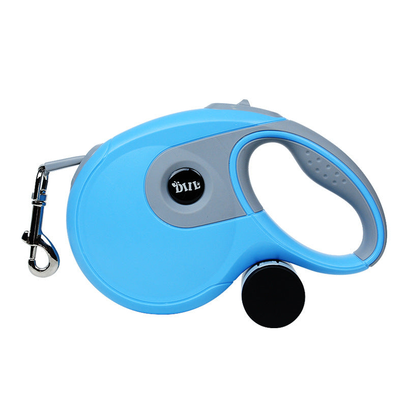 Dog Automatic Leashes Retractable One Button Break Lock Soft Hand Grip