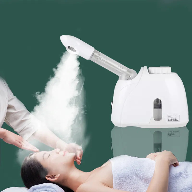 Facial Steamer Warm Mist Humidifier for Face Deep Cleaning Vaporizer Sprayer Salon Home Spa Skin Care Whitening