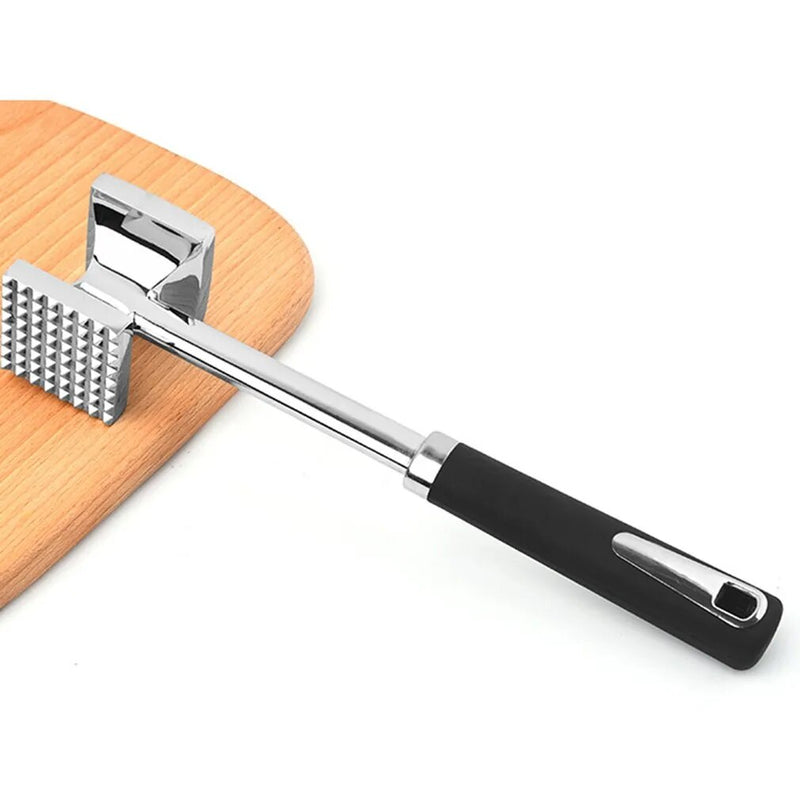 Meat Beat Checkered Tender Hammer Steak Tenderizer Hammer Meat Loose Stainless Steel Knock Hammer Home Kitchen Mallet Tool