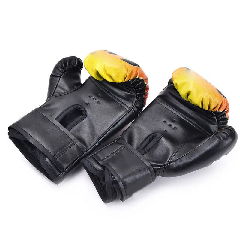 Kids Boxing Gloves Leather Kick boxing Punching Training