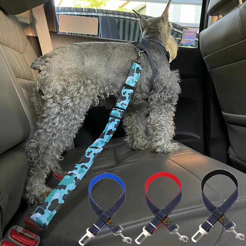 Pet Vehicle Adjustable Puppy Seat Belt Lead for Dogs Safety