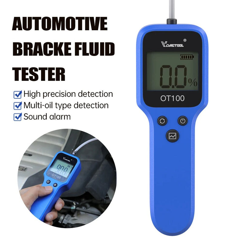 Engine Oil Tester With LCD Display Oil Quality Detector Gas Analyzer For Auto Check Oil Testing Tools