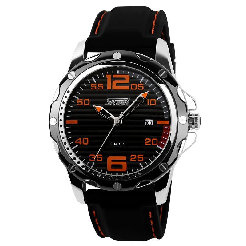 Sport Jelly Quartz Men Casual Watch Wristwatch 30M Waterproof