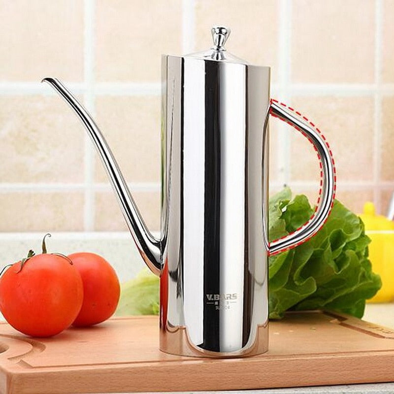 Stainless steel kitchen oil & vinegar bottle