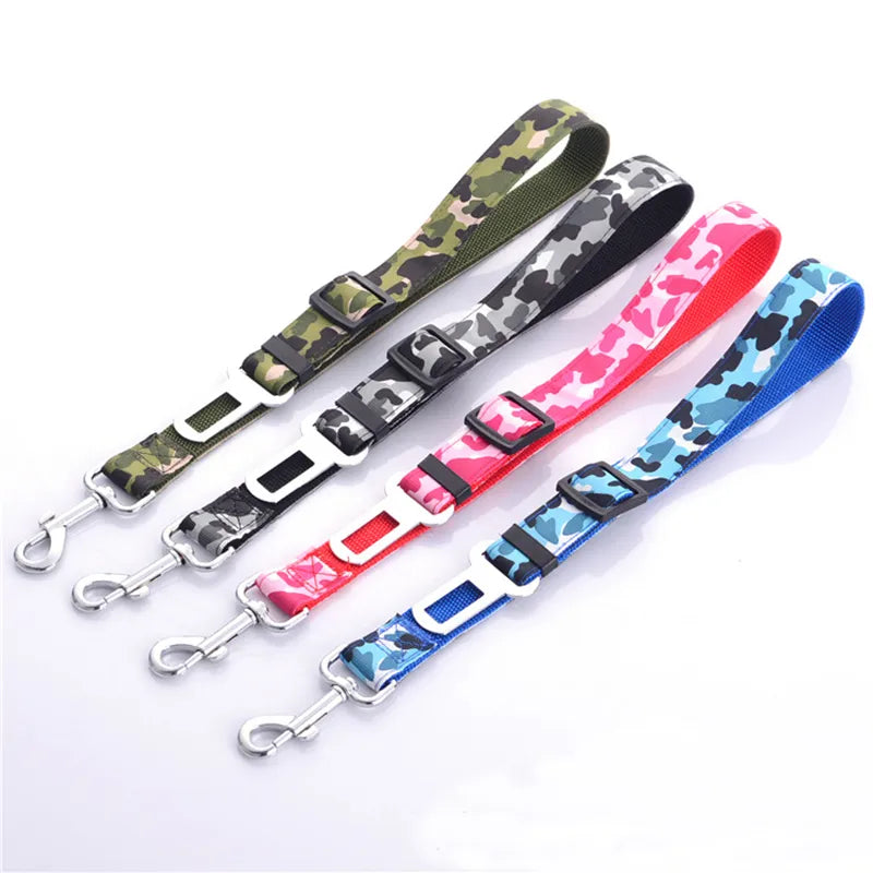 Pet Vehicle Adjustable Puppy Seat Belt Lead for Dogs Safety