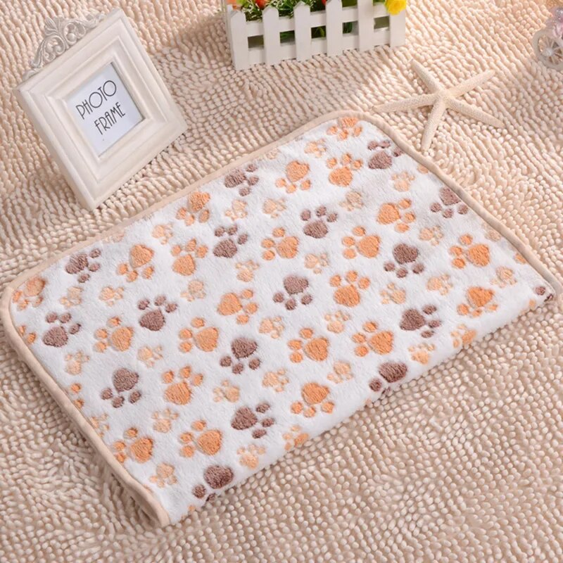 Pet Bed Mat Cat Dog Fleece Soft Blanket Puppy Winter Pet Warmer