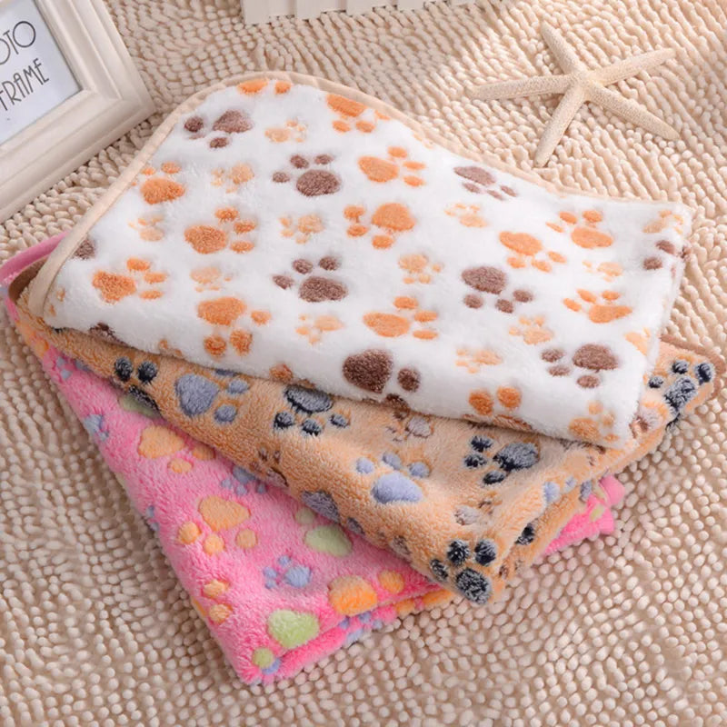 Pet Bed Mat Cat Dog Fleece Soft Blanket Puppy Winter Pet Warmer