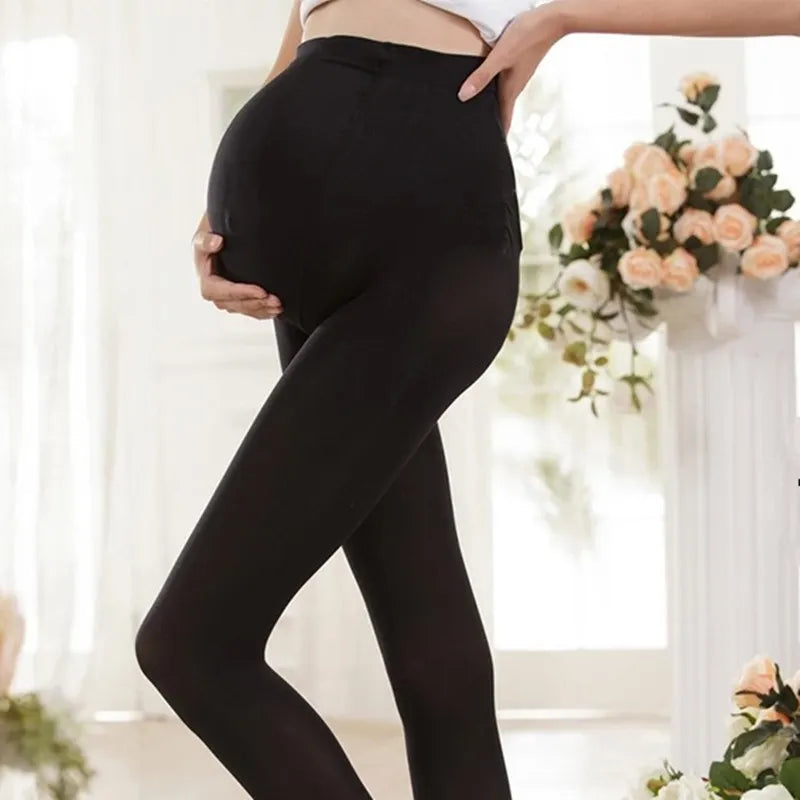 Maternity Tights Stockings Leggings For Pregnant Women Adjustable High Elastic