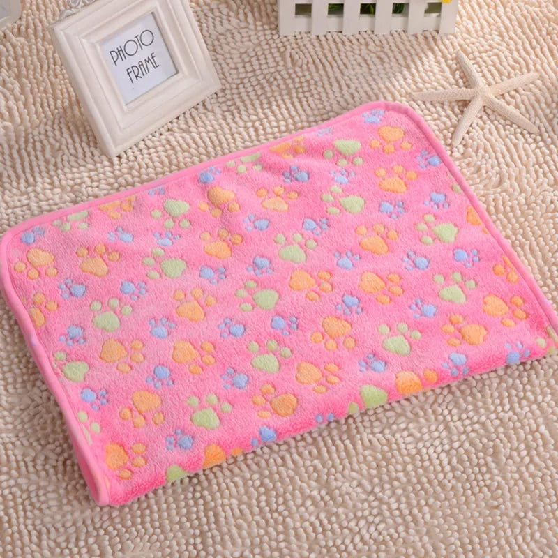 Pet Bed Mat Cat Dog Fleece Soft Blanket Puppy Winter Pet Warmer