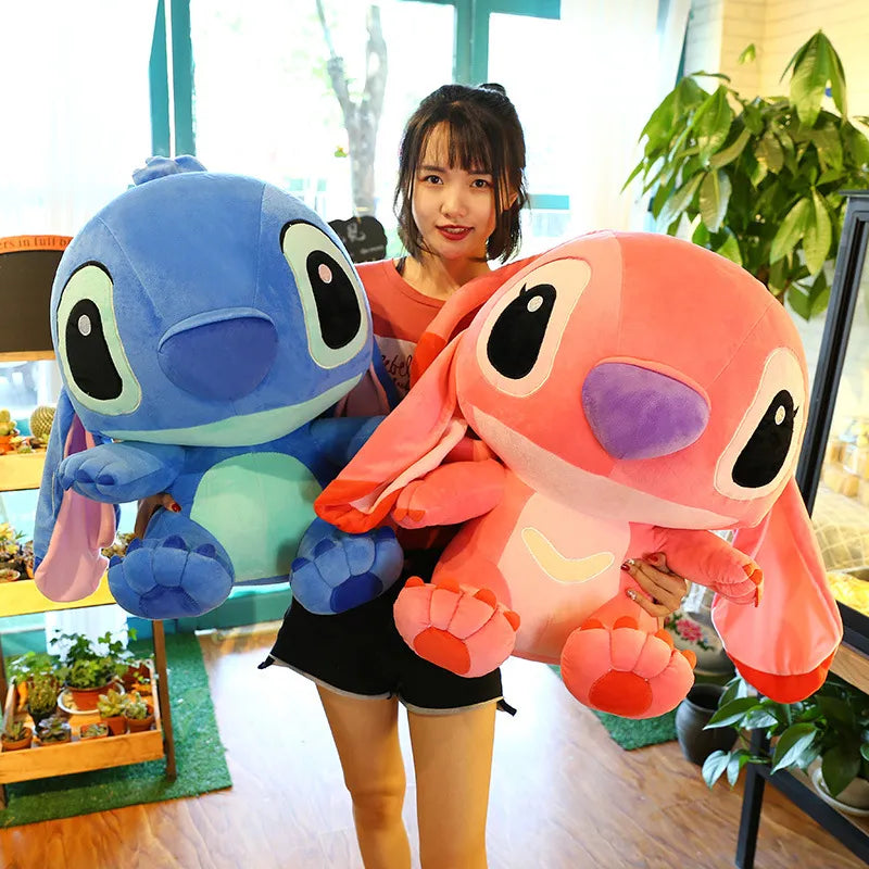 Large Size 55CM 45CM 35CM High Quality Toys Stitch Plush Doll Stuffed Toys For Kids