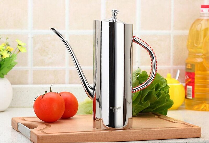 Stainless steel kitchen oil & vinegar bottle