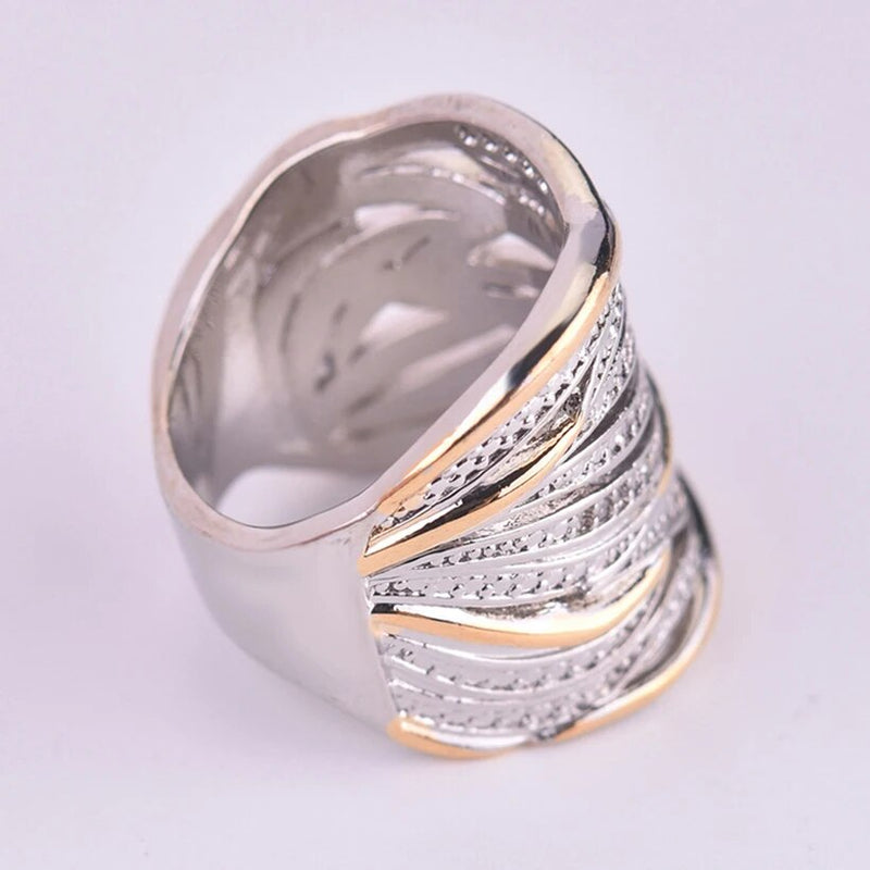 Zircon Ring Crystal Stone Stainless Steel Female Ring