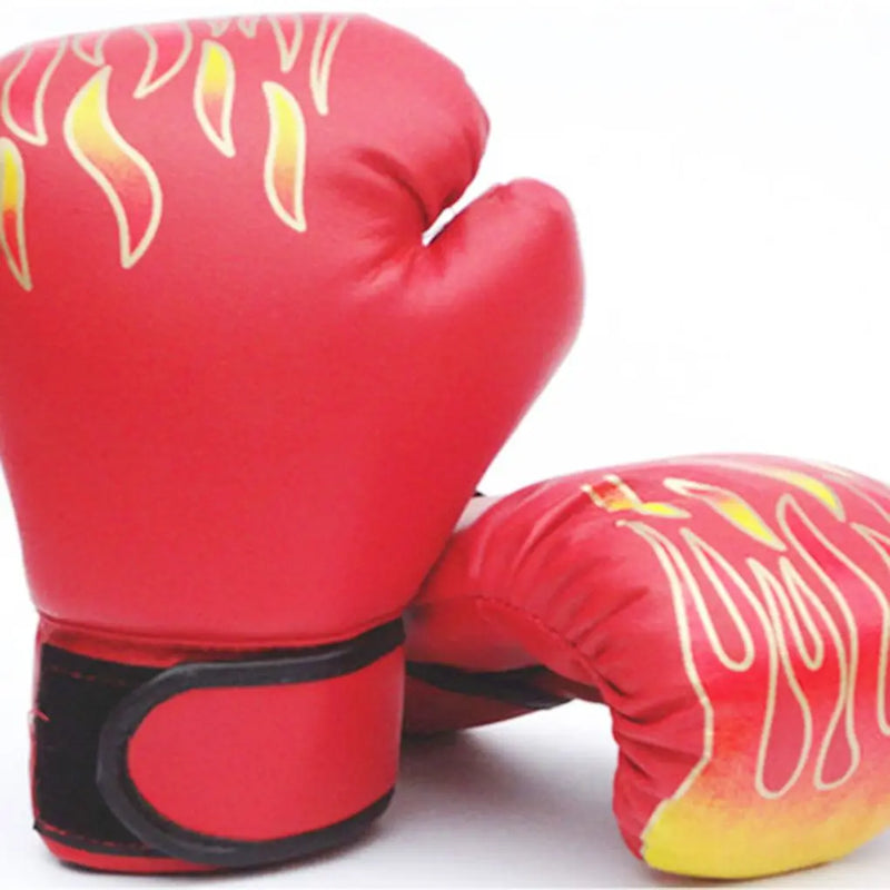 Kids Boxing Gloves Leather Kick boxing Punching Training