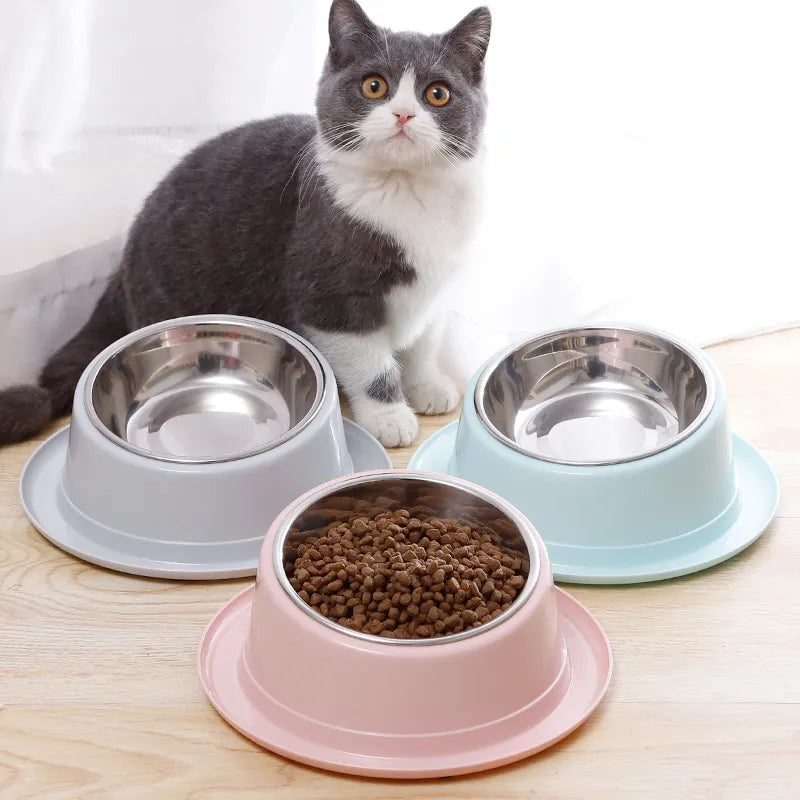 Food Bowl Cat Pet Dog Bowl Quality Stainless Steel Container