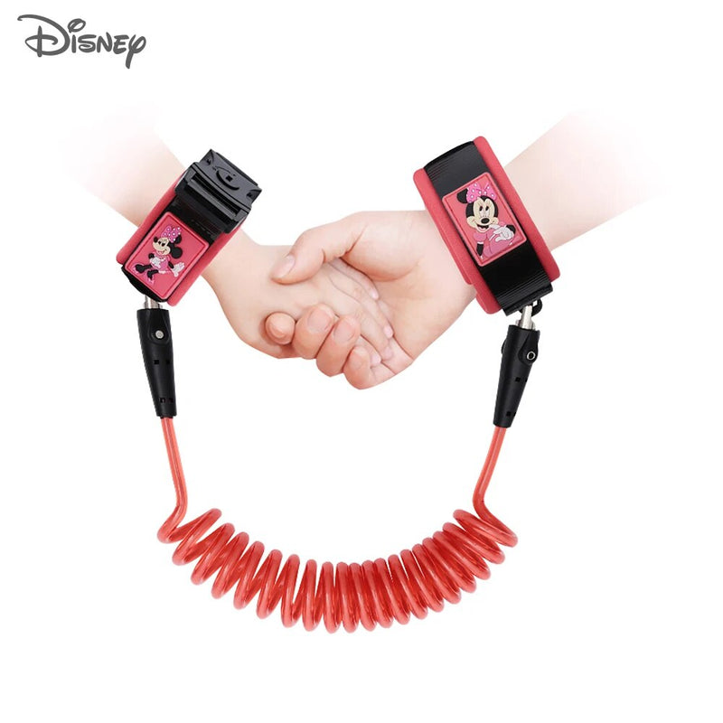 Disney Brand Baby Anti-lost Bracelet With Lock Harness Strap Rope