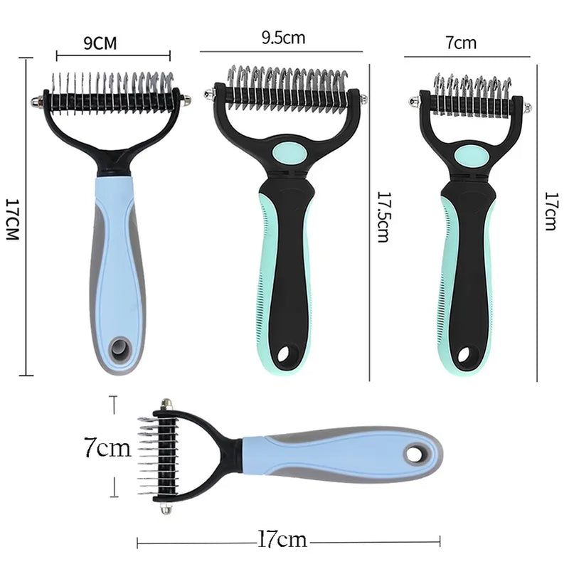 Dog Hair Remover Pet Fur Knot Comb Brushes Grooming