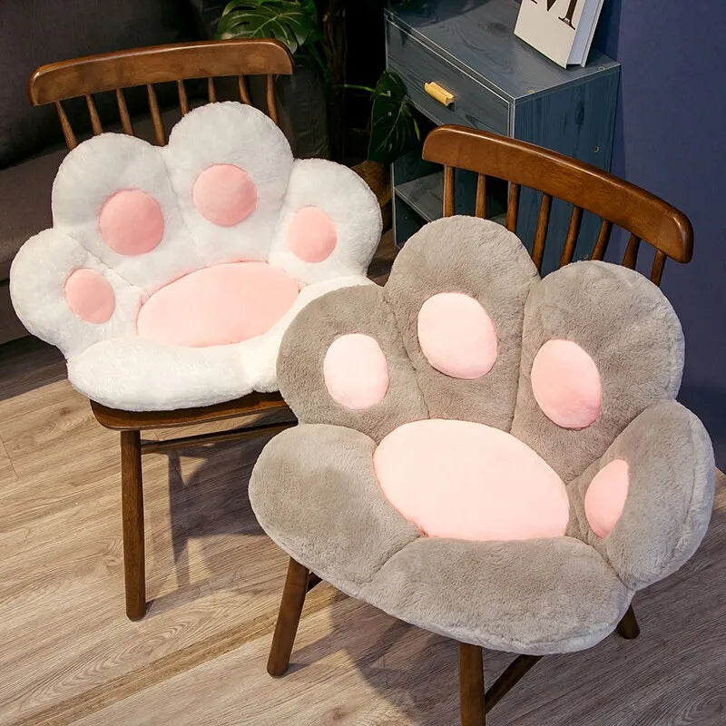 Cat Paw Plush Soft Cushion Stuffed Floor & Chair Sofa Sitting Pad for Pets And Owner