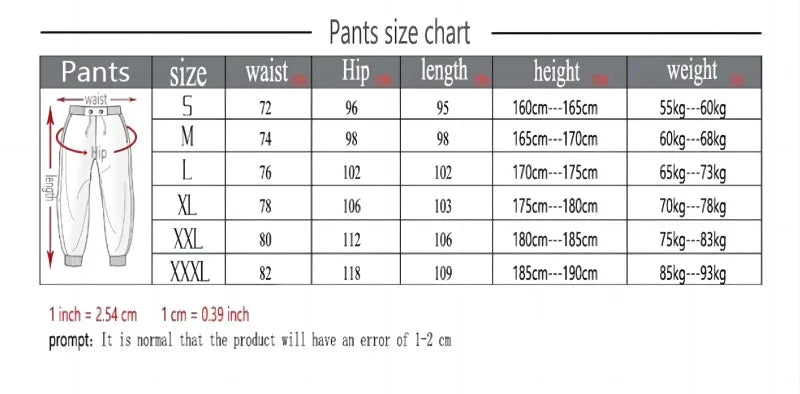 Joggers Casual Sweatpants Jogging Trousers Sport Pants Fashion Fleece