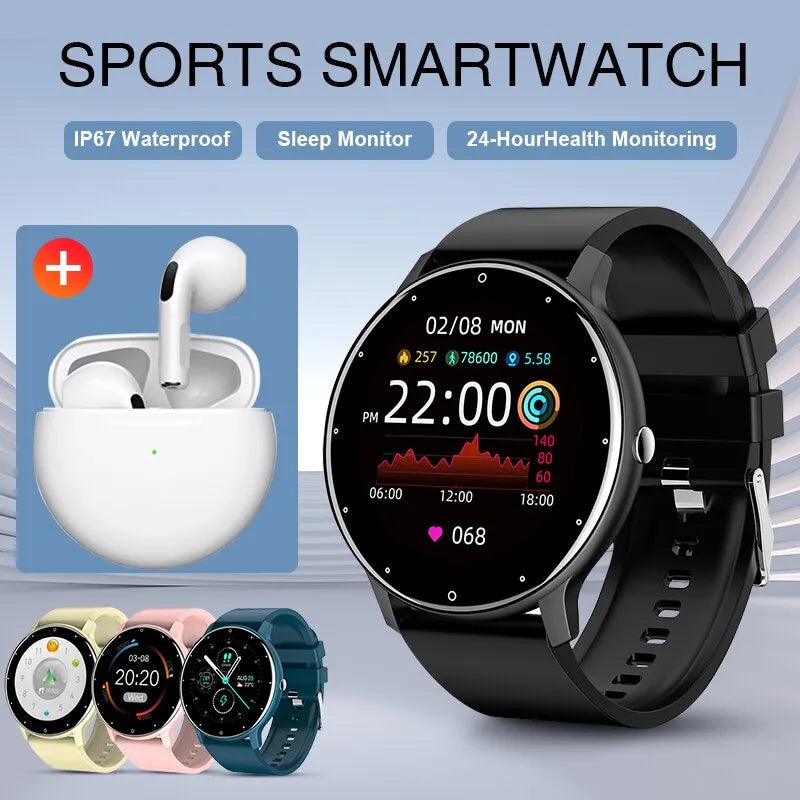 Smart Watch Real-time Activity Tracker Heart Rate Monitor Sports Men & Women