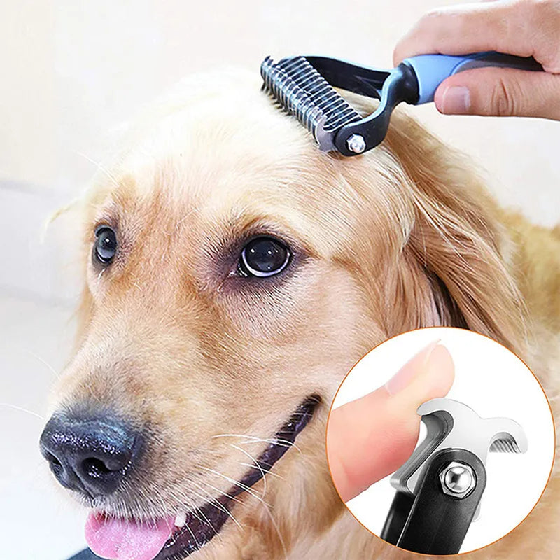 Dog Hair Remover Pet Fur Knot Comb Brushes Grooming