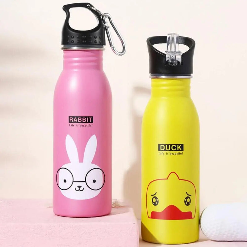 Kids Water Bottle High Quality Drinking Straw Bottle 500ml