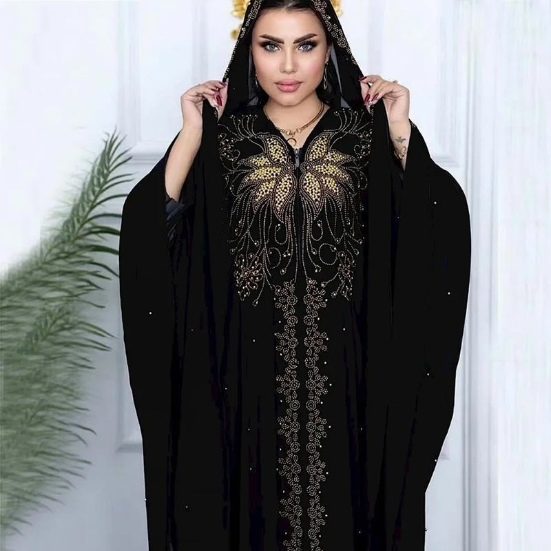 Abaya Fashion Dresses Dubai Luxury Chiffon Boubou Caftan Occasions Abaya