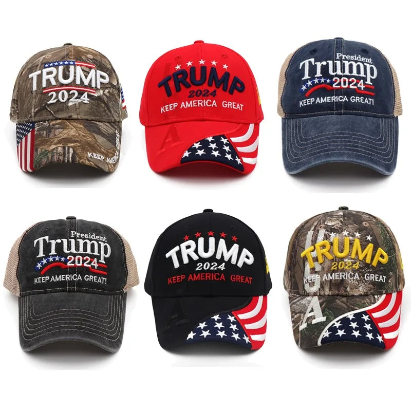 Hat Take America Back MAGA 2024 Embroidery Baseball Cap