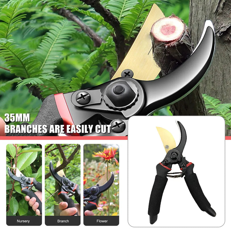 Plant Scissors Carbon steel  SK5 blades Edge Retention Pruning Shears Cutter