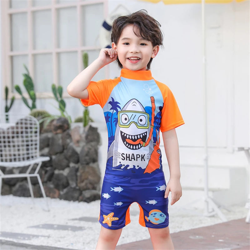 Swimwear Kids Bathing swimsuit Cartoon Unicorn Quick Drying Swimming Clothes