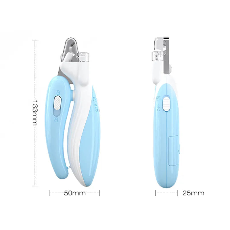 Pet Nail Clippers with Led Light Pet Claw Grooming Scissors