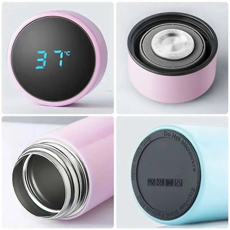 Smart Thermos Bottle LED Temperature Display Cup Stainless Steel Vacuum Flask