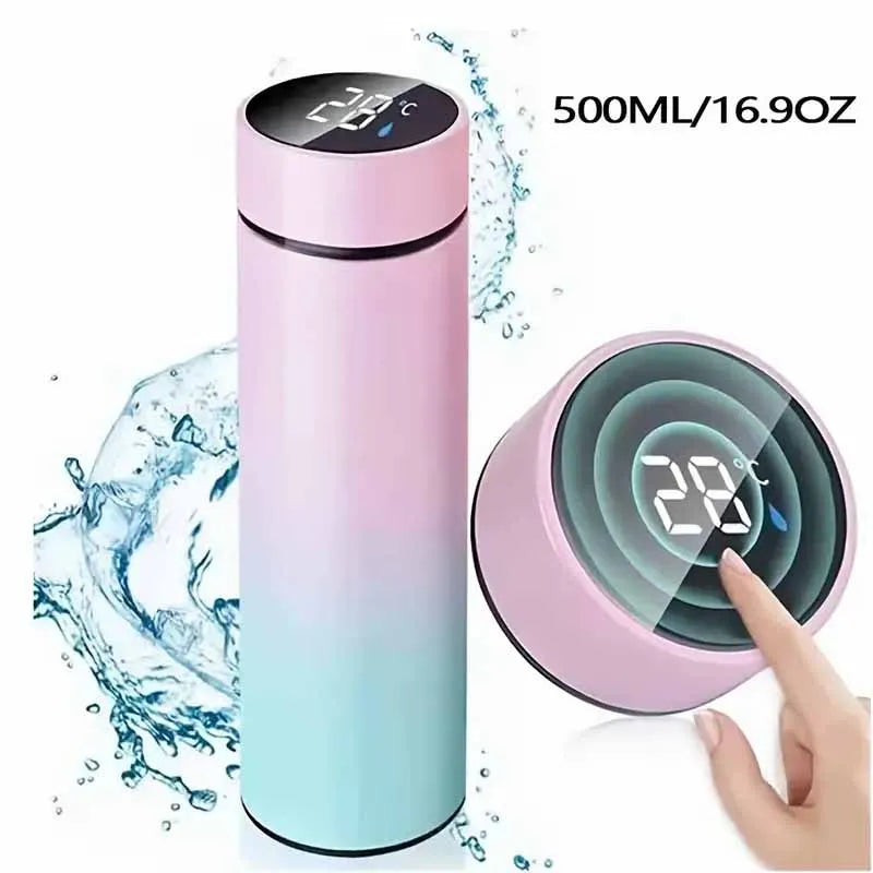 Smart Thermos Bottle LED Temperature Display Cup Stainless Steel Vacuum Flask