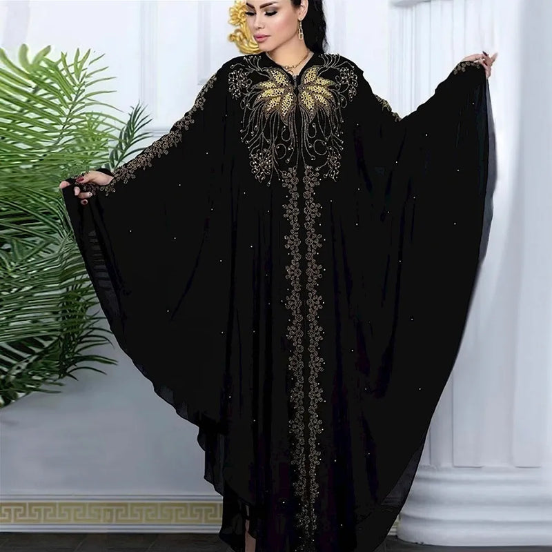 Abaya Fashion Dresses Dubai Luxury Chiffon Boubou Caftan Occasions Abaya