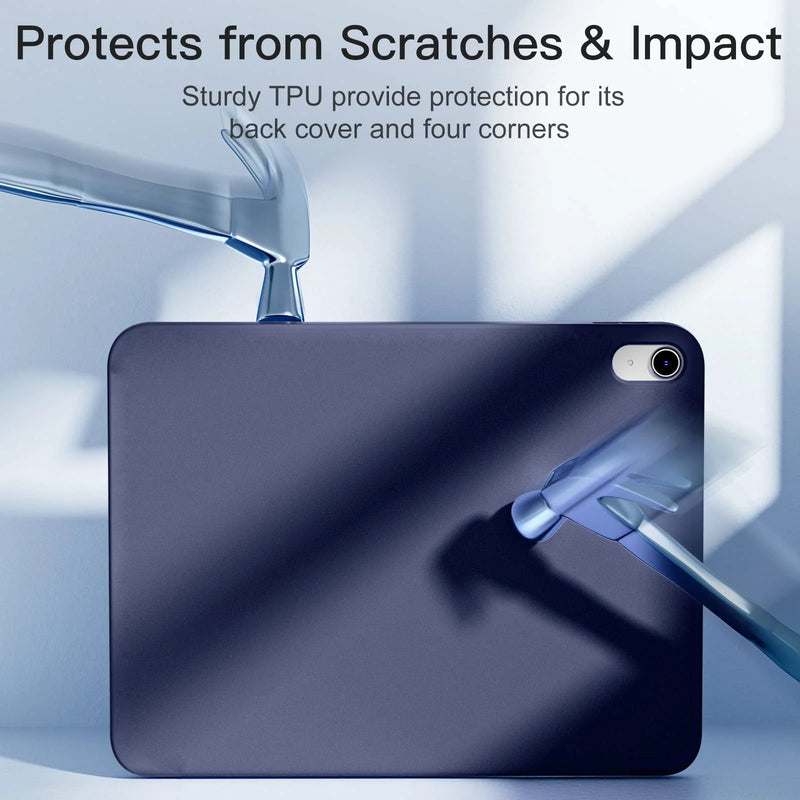 Apple iPad Air Soft Silicone Trifold Magnetic Flip Smart Cover