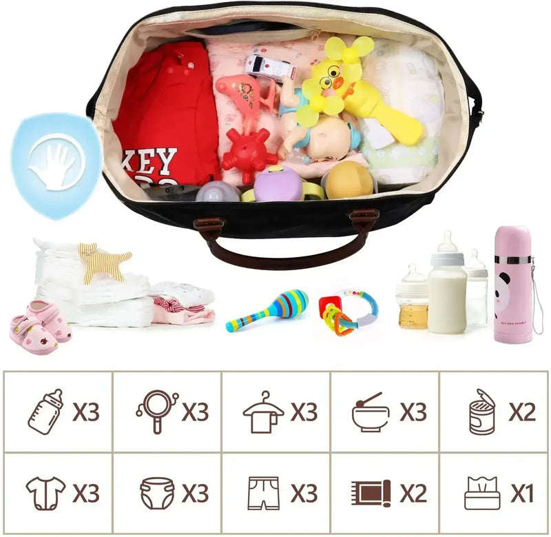 Mama Tote Bag Maternity Diaper Mommy Large Capacity Bag Women Nappy Organizer Stroller  Bag Baby Care Travel Backpack Mom Gifts