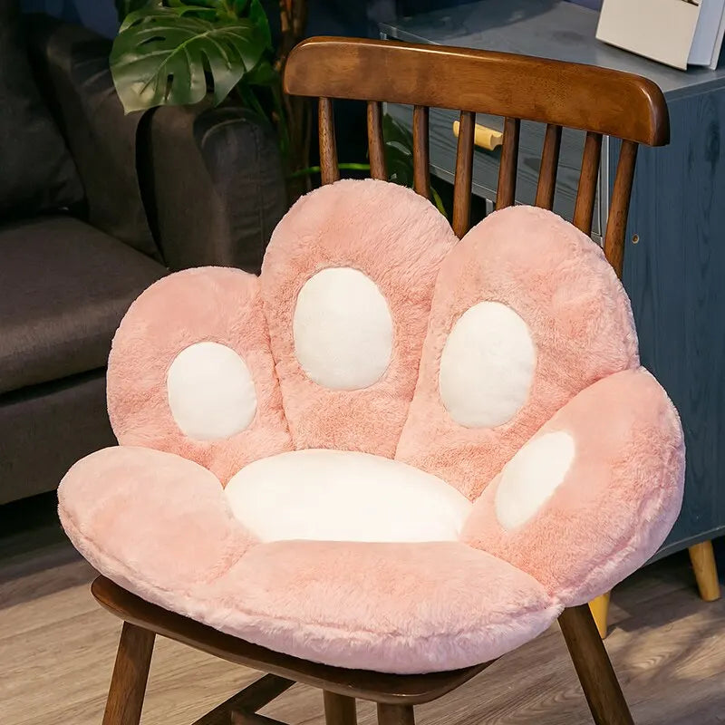 Cat Paw Plush Soft Cushion Stuffed Floor & Chair Sofa Sitting Pad for Pets And Owner