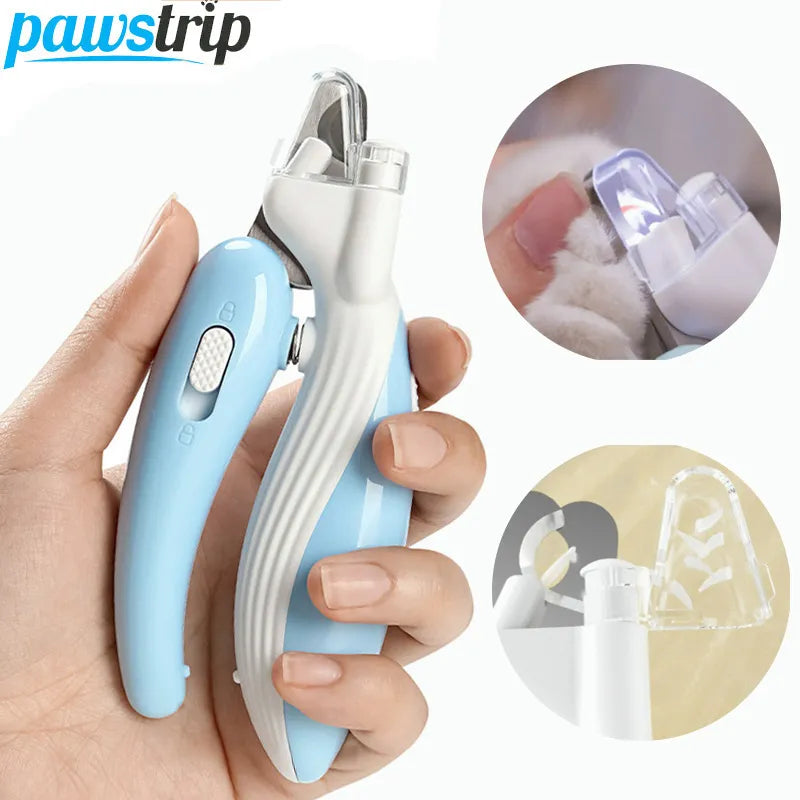 Pet Nail Clippers with Led Light Pet Claw Grooming Scissors