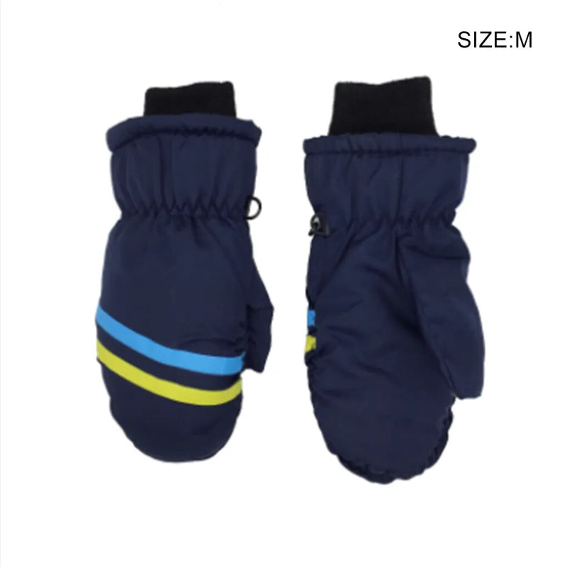 Geometry Pattern Kids Waterproof Mittens Winter Gloves