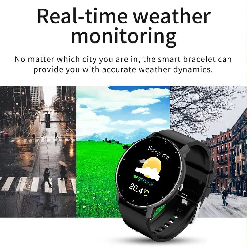 Smart Watch Real-time Activity Tracker Heart Rate Monitor Sports Men & Women