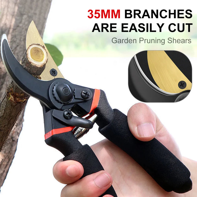 Plant Scissors Carbon steel  SK5 blades Edge Retention Pruning Shears Cutter