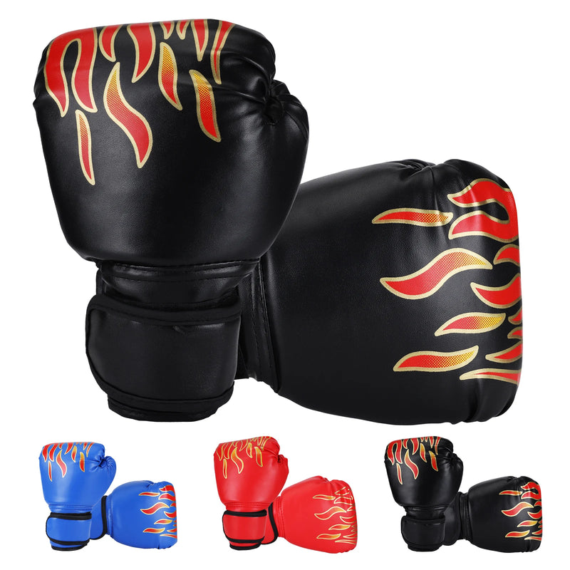 Kids Boxing Gloves Leather Kick boxing Punching Training