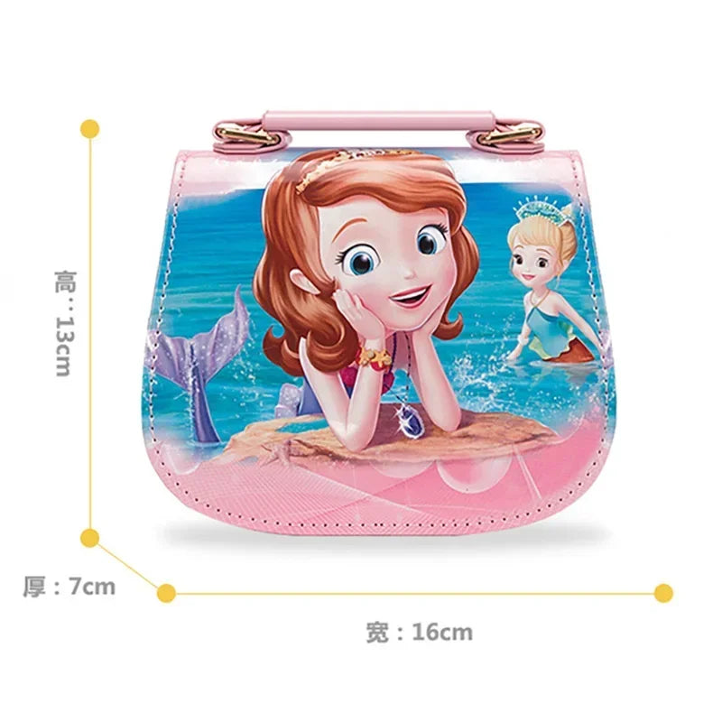 Disney Frozen 2 Elsa Anna Sofia Princess Children's Shoulder Kids Fashion Handbag Bag