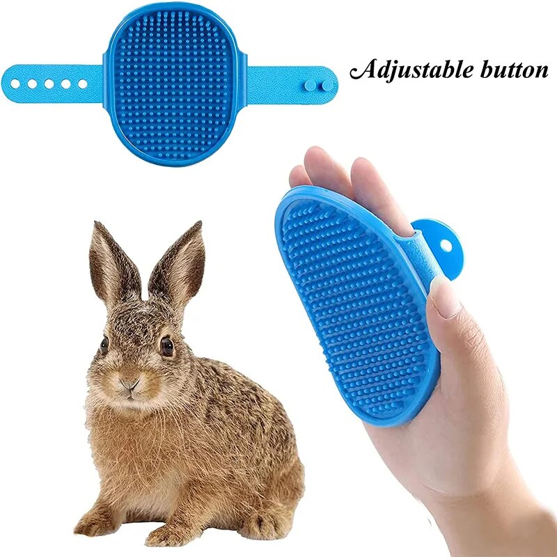 Pet Grooming Kit Combs Pet Nail Clipper Bath Brush Hamster Rabbit