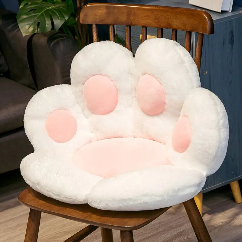 Cat Paw Plush Soft Cushion Stuffed Floor & Chair Sofa Sitting Pad for Pets And Owner