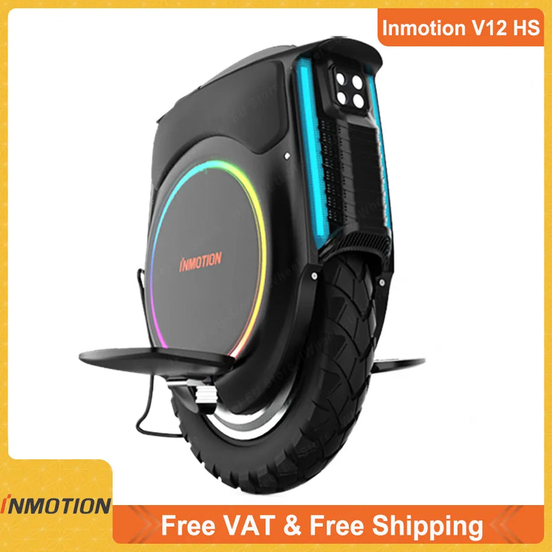 Electric Unicycle V12 HS Multifunctional Touch Screen 100V 1750wh V12HS V12HT Version Inmotion