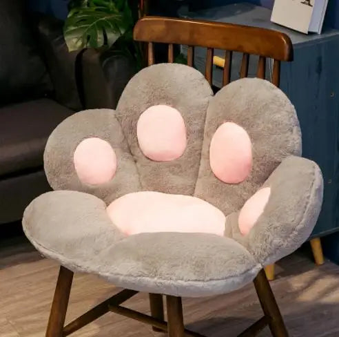 Cat Paw Plush Soft Cushion Stuffed Floor & Chair Sofa Sitting Pad for Pets And Owner