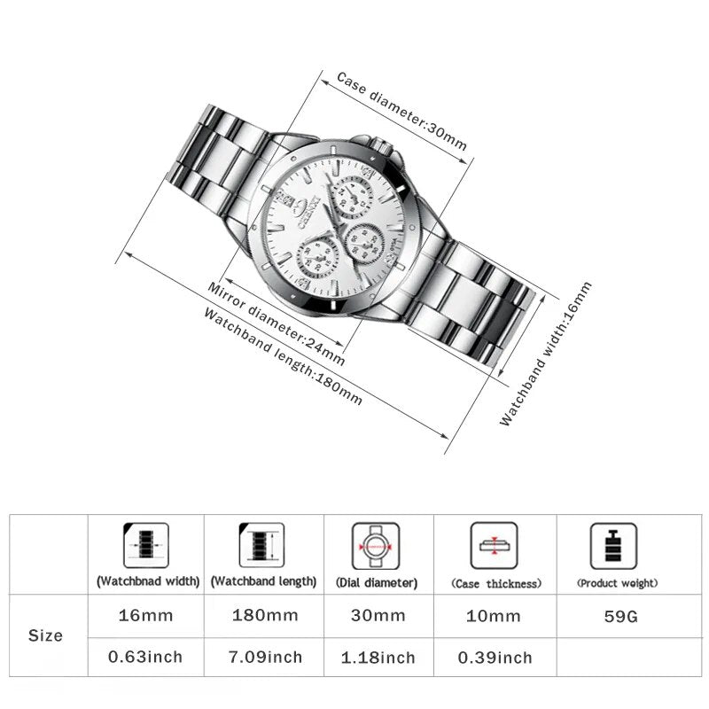 luxury watch fashion All Stainless Steel High Quality Diamond Ladies Watch Women Rhinestone Watches