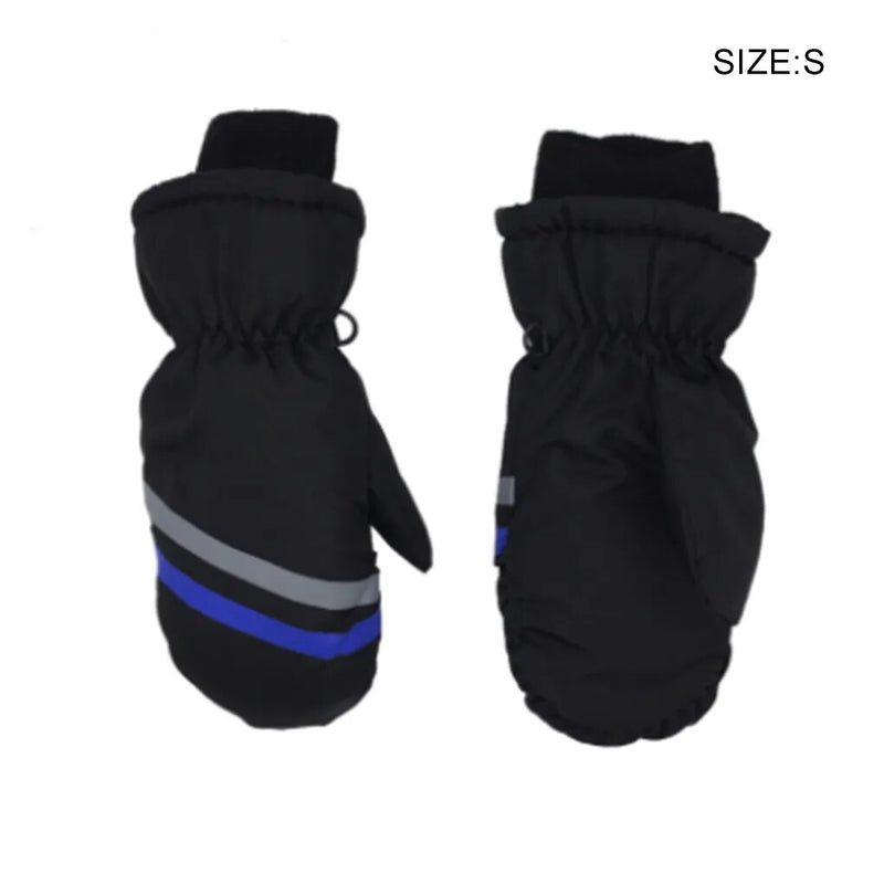 Geometry Pattern Kids Waterproof Mittens Winter Gloves